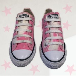 Converse All Star Pink & White Dyed Shoe | Size:1Y